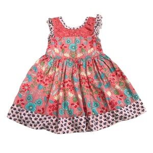 Matilda Jane Home Away Lace Sleeveless Dress Size 4